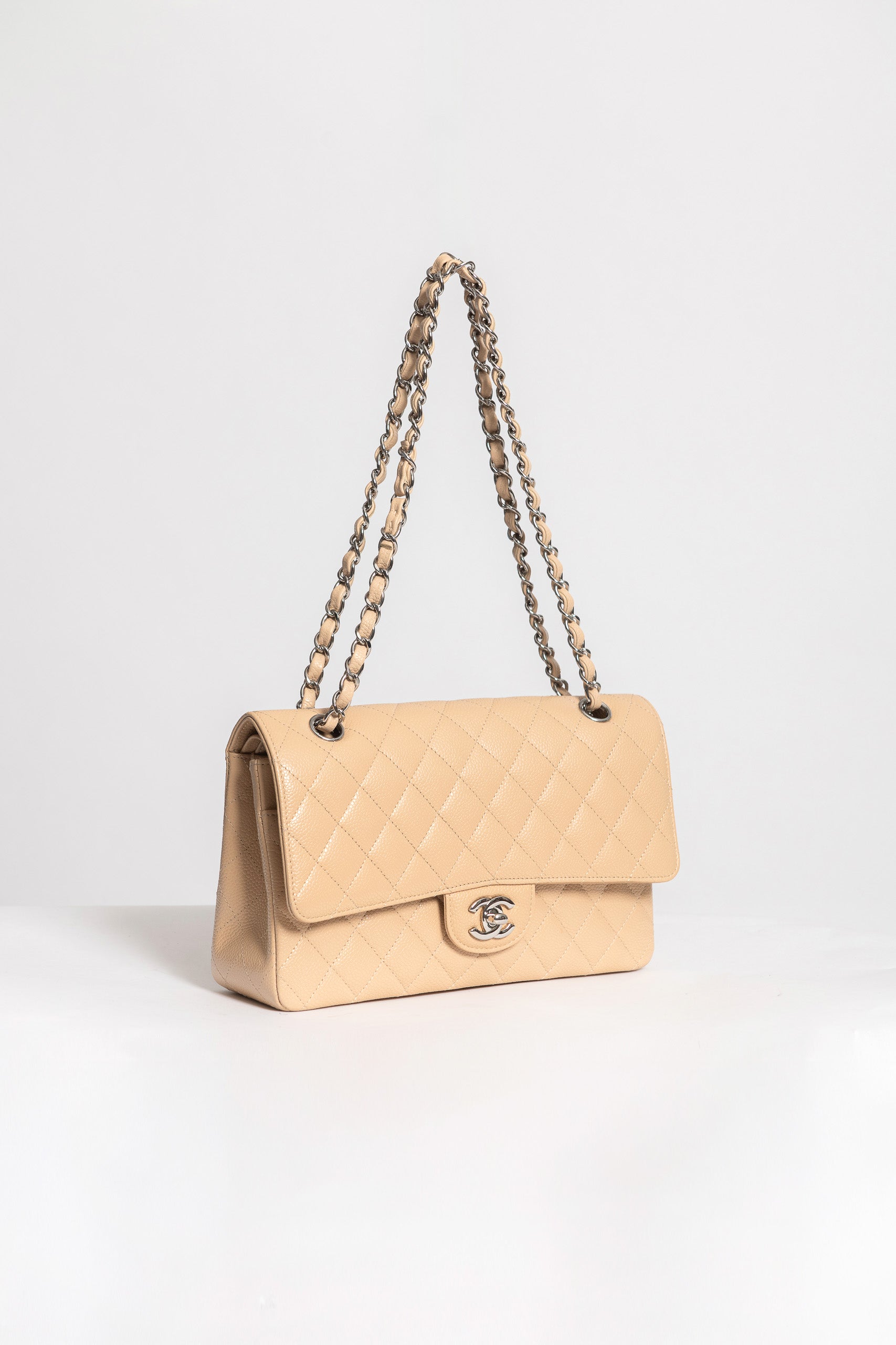 CHANEL 11.12 BEIGE CAVIAR - foto 2