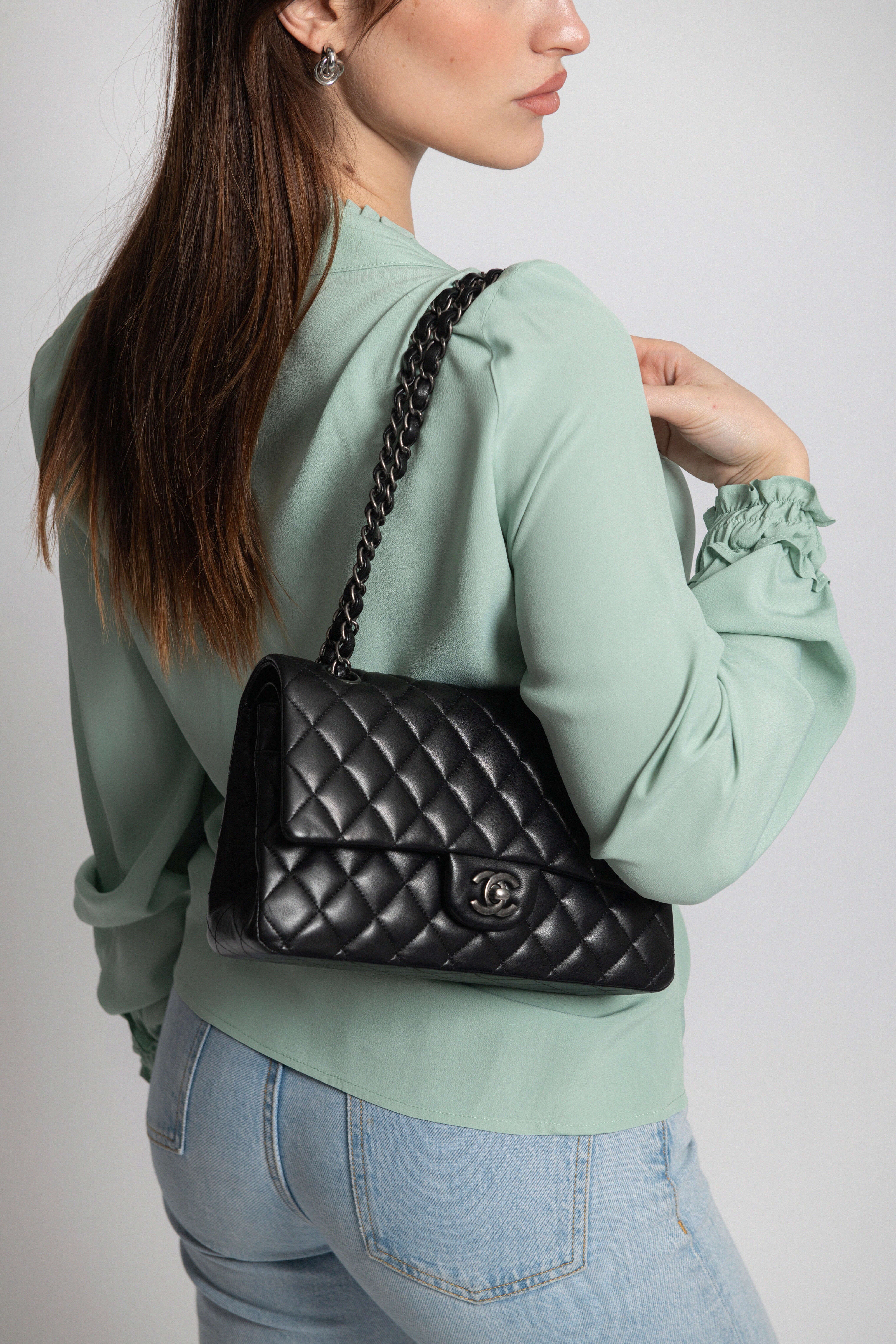 CHANEL 11.12 TOTAL BLACK - foto 6