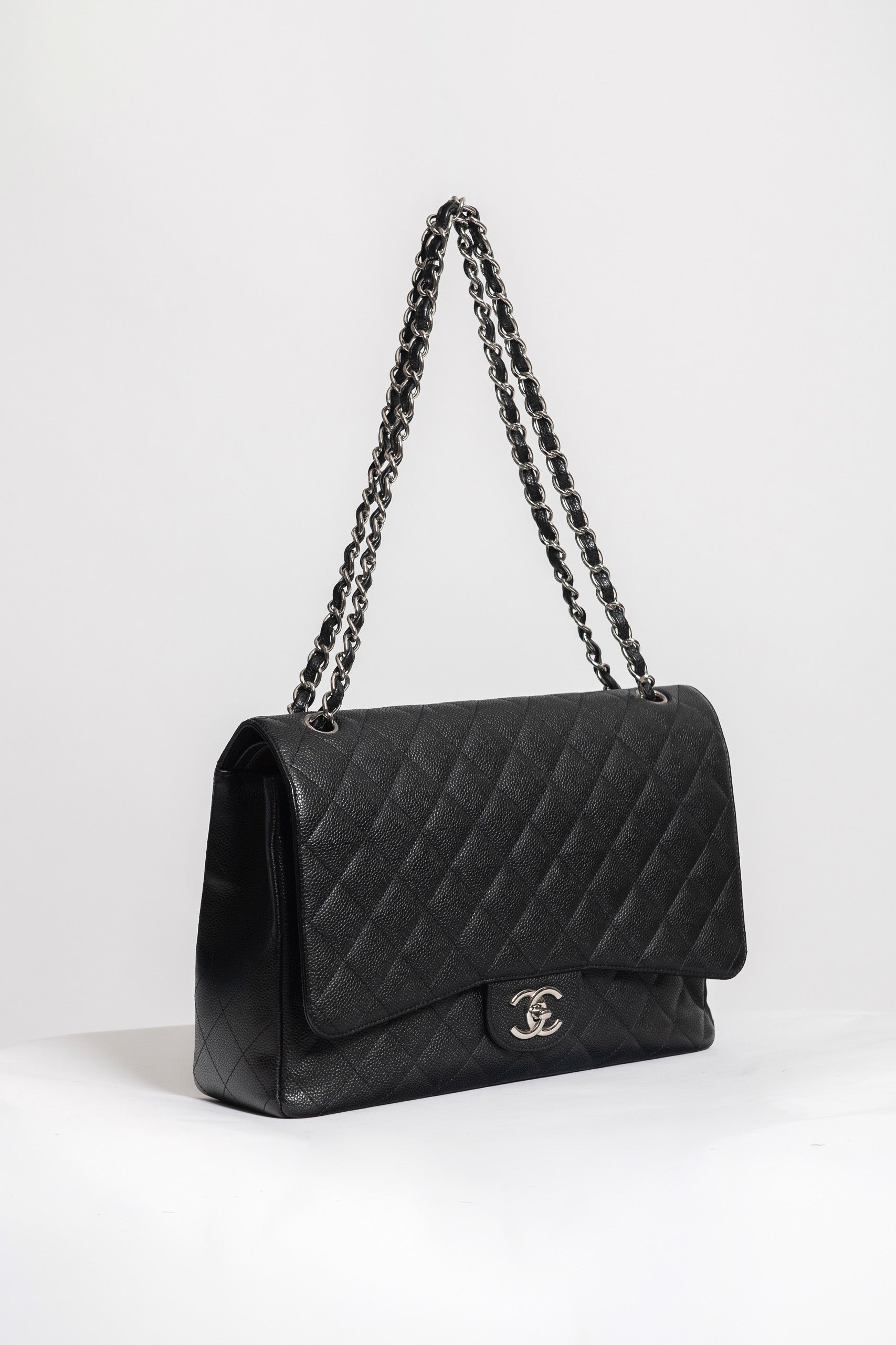 CHANEL MAXI JUMBO CAVIAR NERA - foto 2