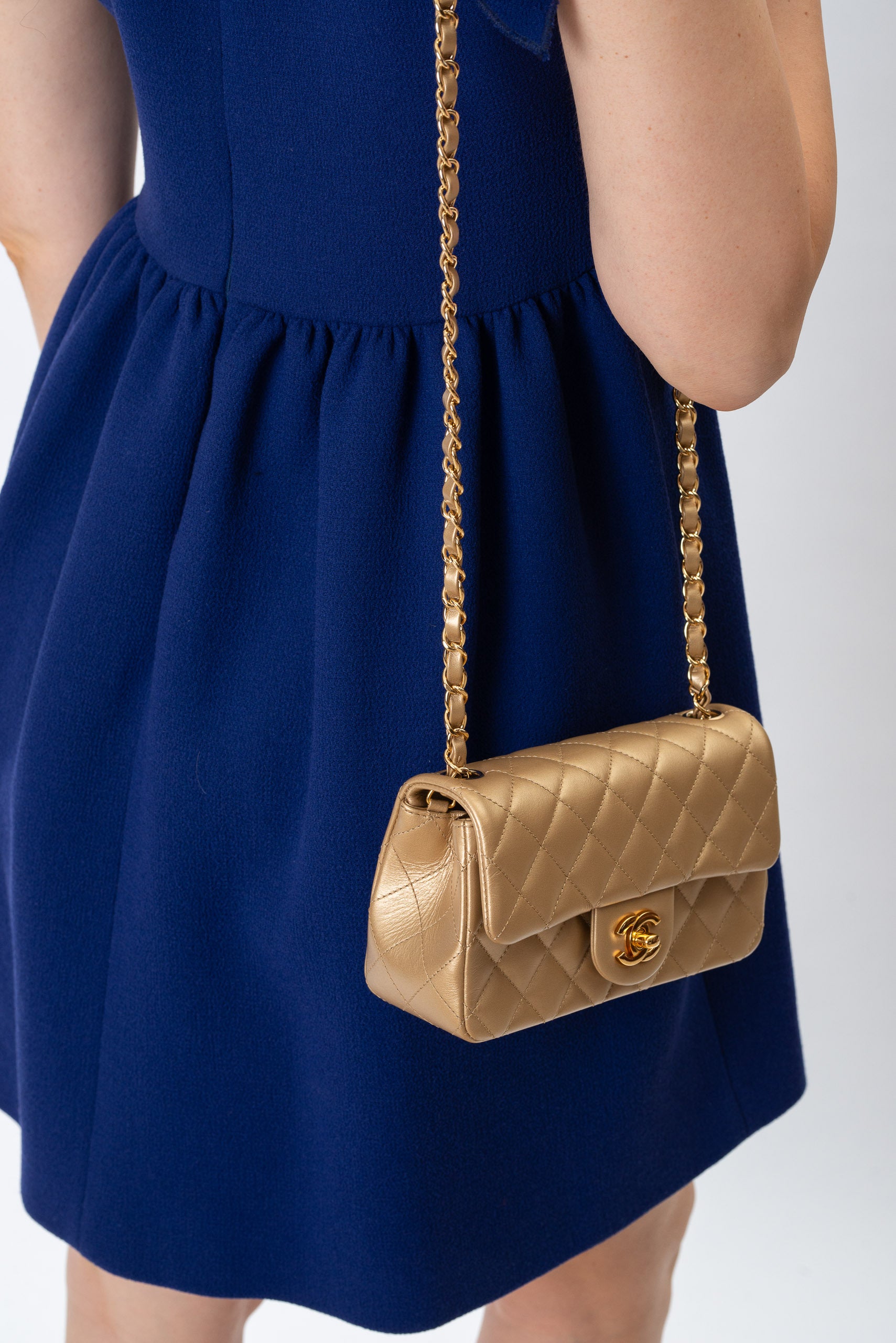 CHANEL MINI FLAP ORO - foto 6
