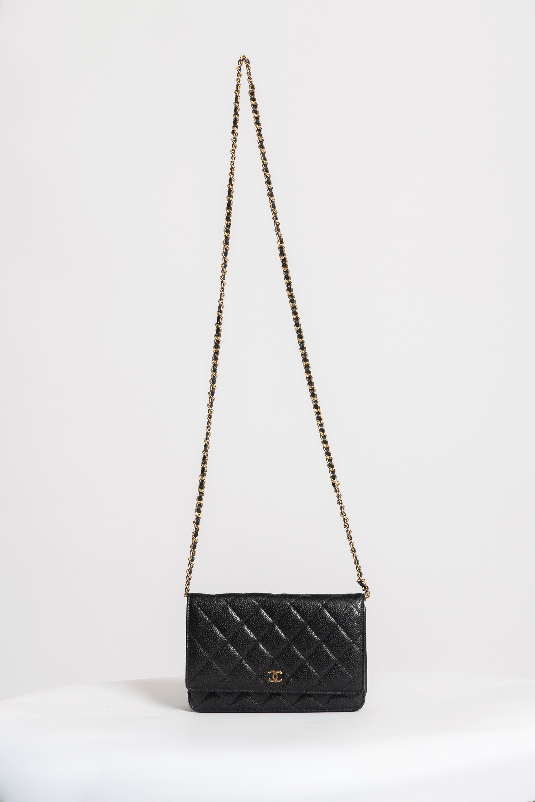 CHANEL WOC CAVIAR NERO ORO