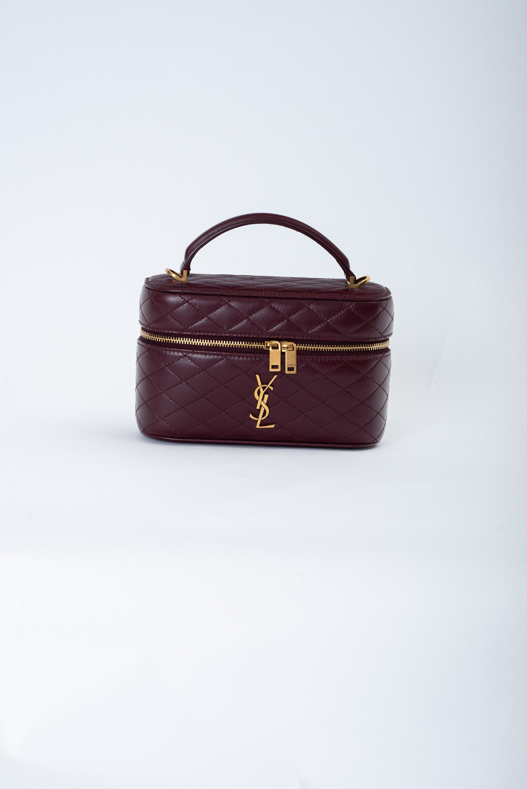 Saint Laurent Gaby Vanity Burgundy