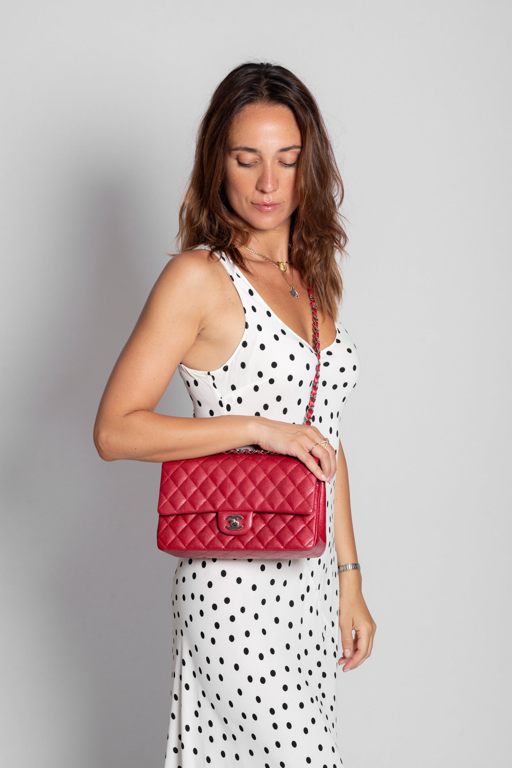 Chanel 11.12 Caviar Fragola