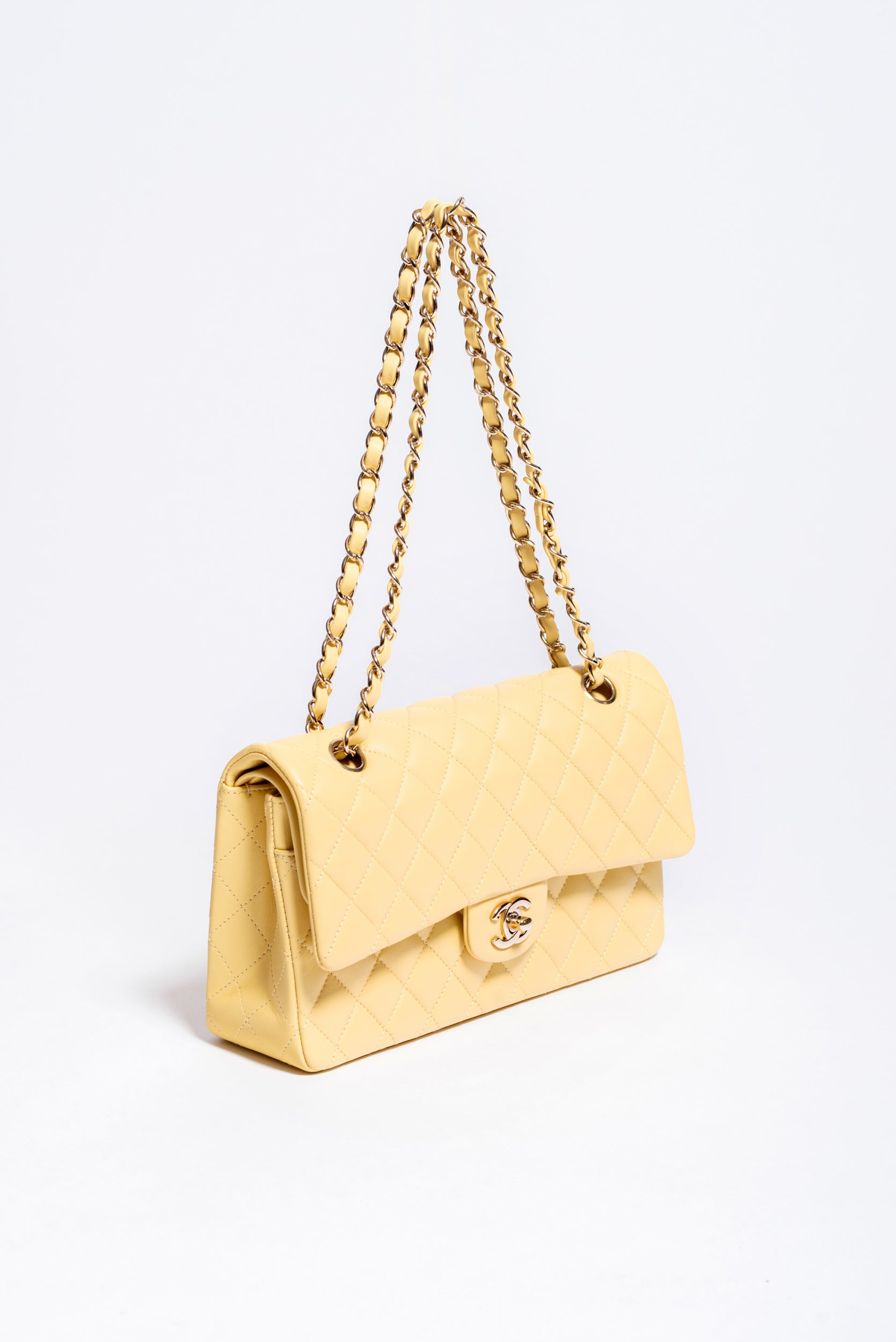 Chanel 11.12 Nappa Gialla