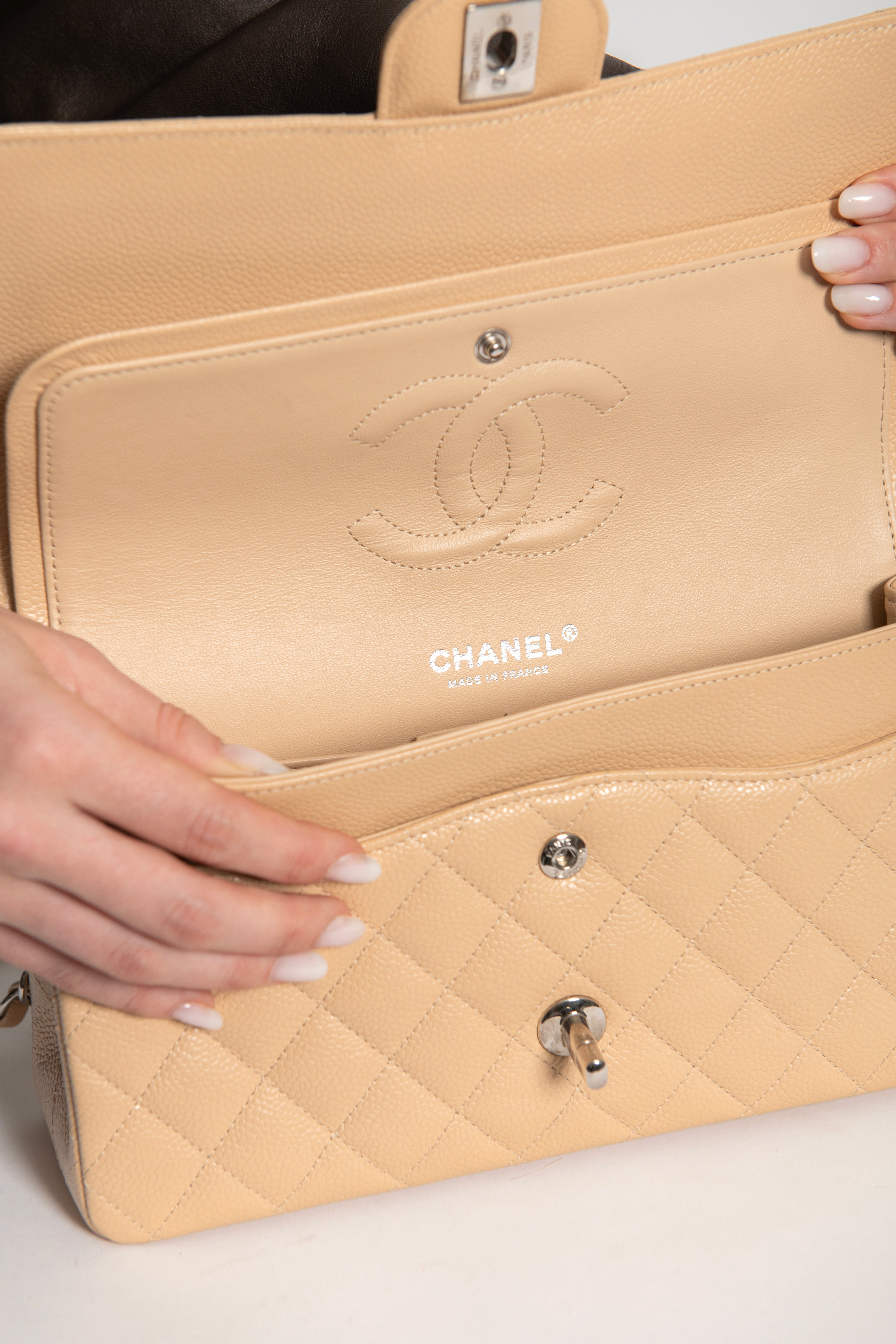CHANEL 11.12 BEIGE CAVIAR - foto 4