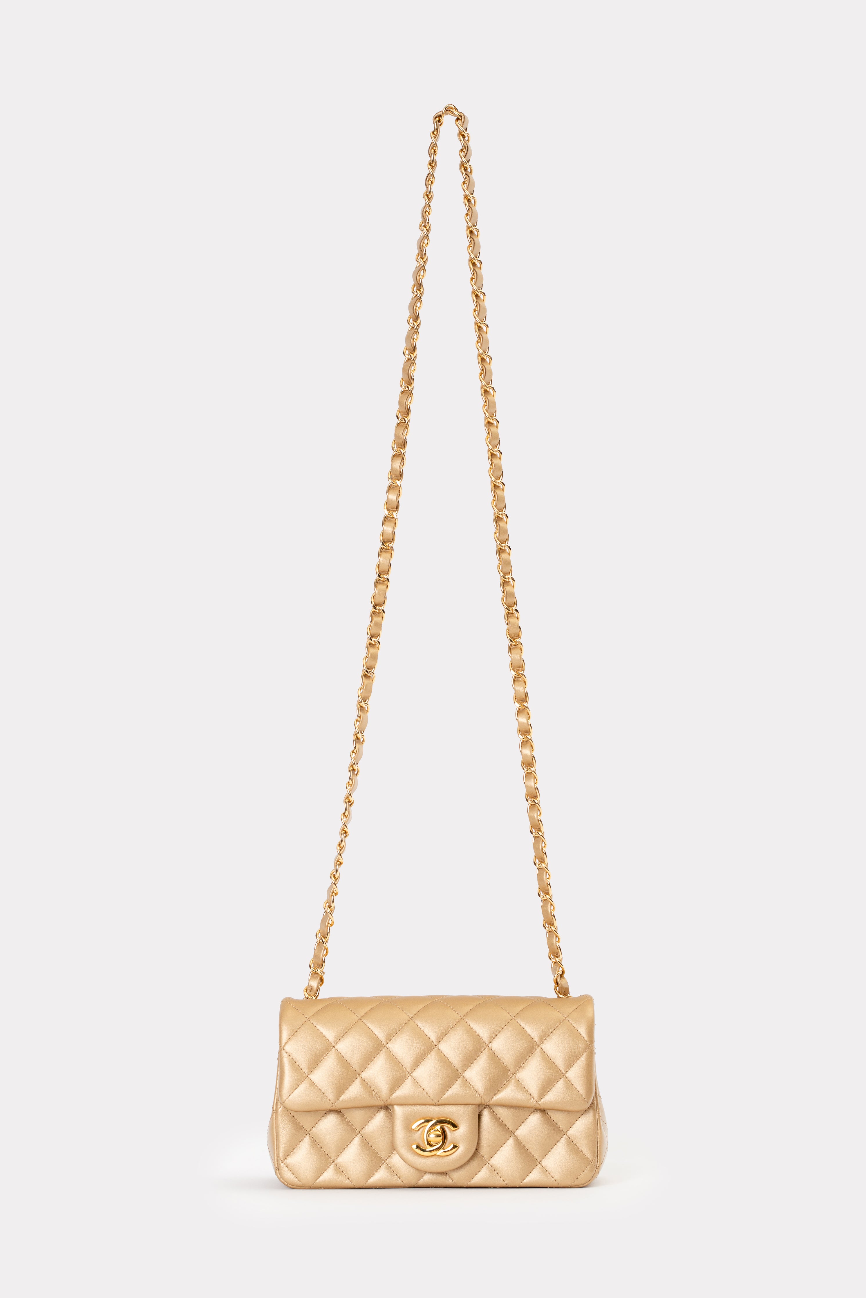 CHANEL MINI FLAP ORO - foto 3