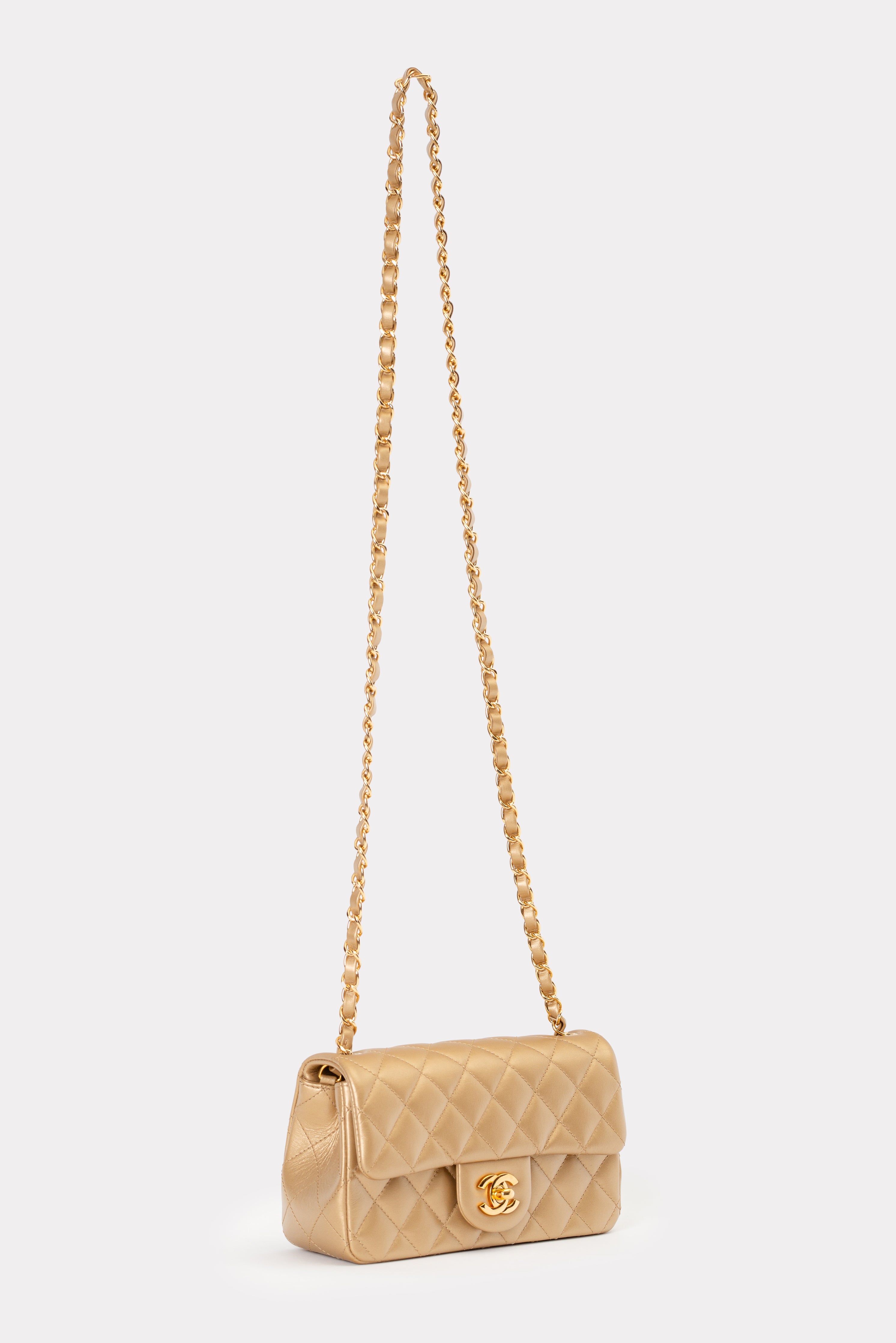 CHANEL MINI FLAP ORO - foto 4