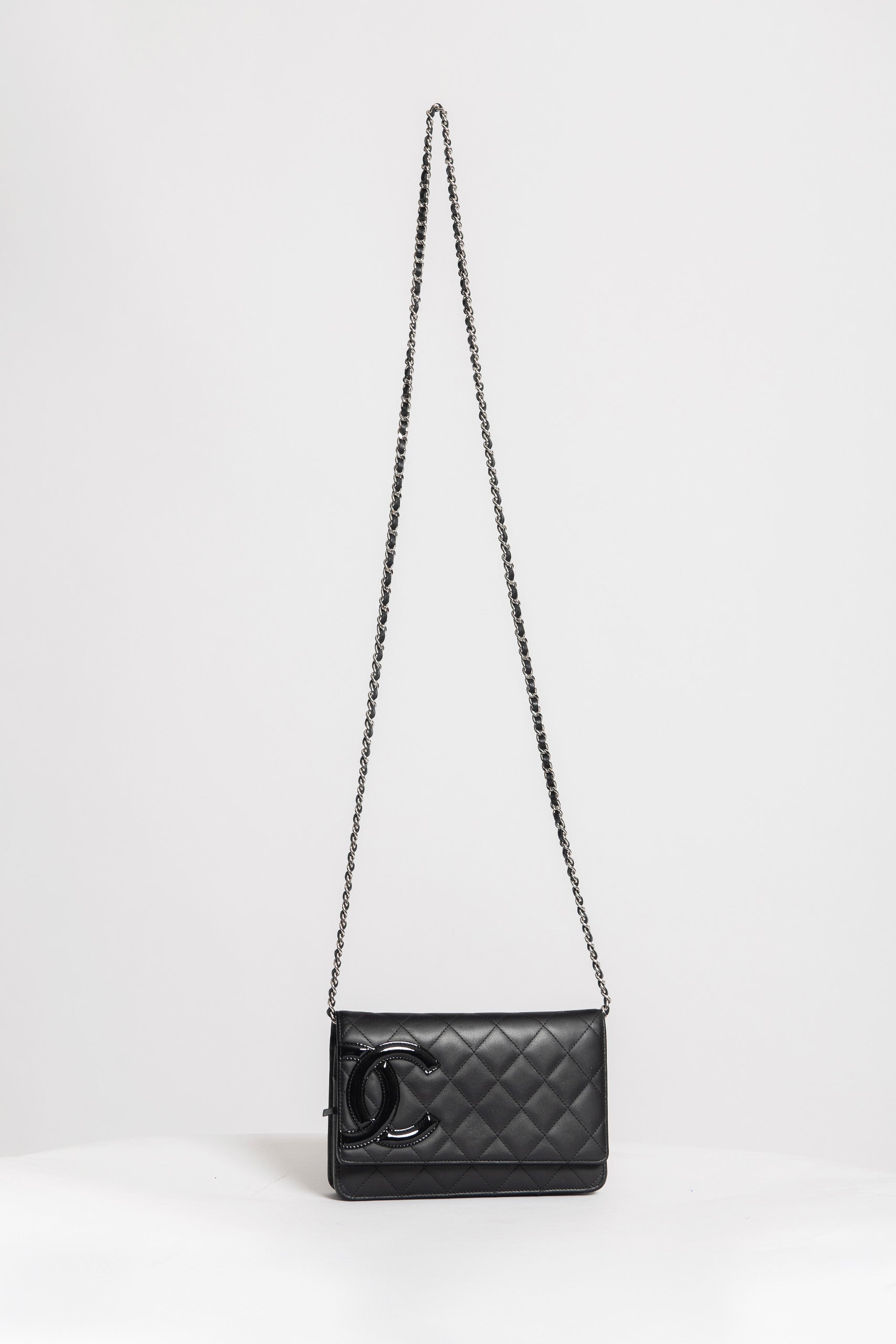 CHANEL WOC NAPPA NERO ARGENTO