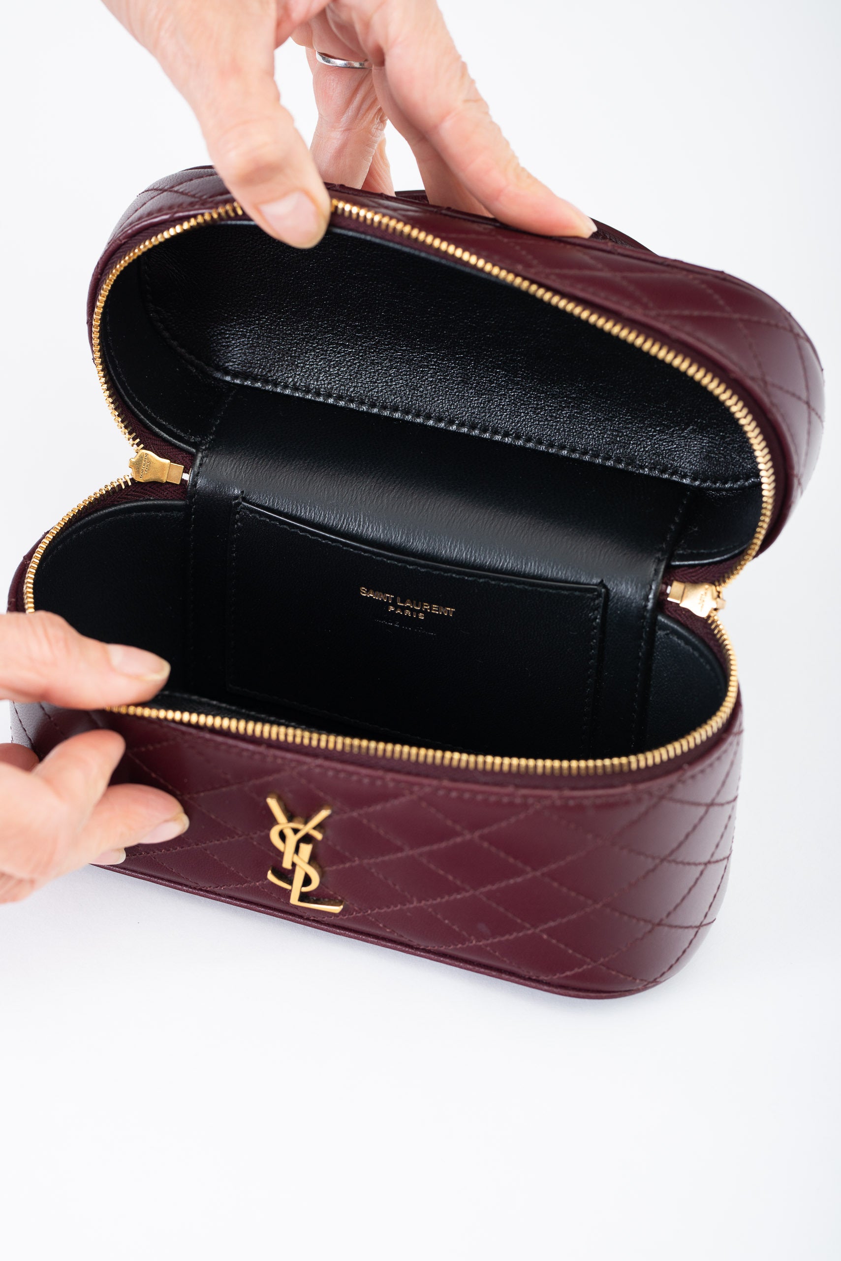 Saint Laurent Gaby Vanity Burgundy - foto 5